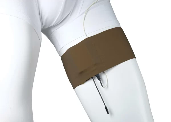 URSA STRAPS THIGH STRAP BROWN ON LEG