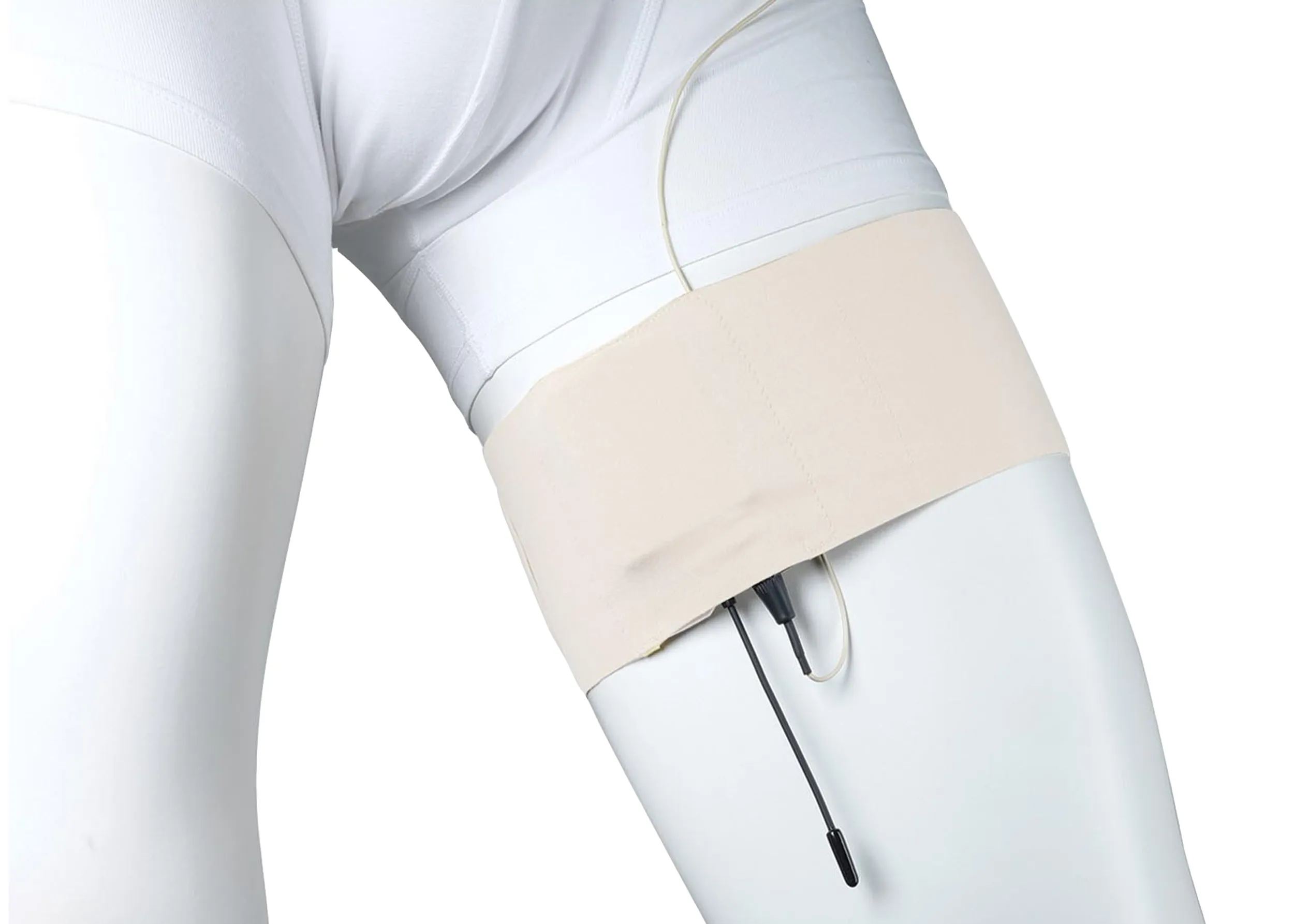 URSA STRAPS THIGH STRAP WHITE ON LEG