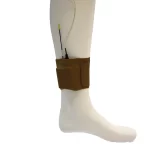 URSA STRAPS ANKLE STRAP BROWN ON LEG