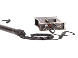 VDB BOOMPOLES BOOM-MIX cable mounted on SOUND DEVICES mixer