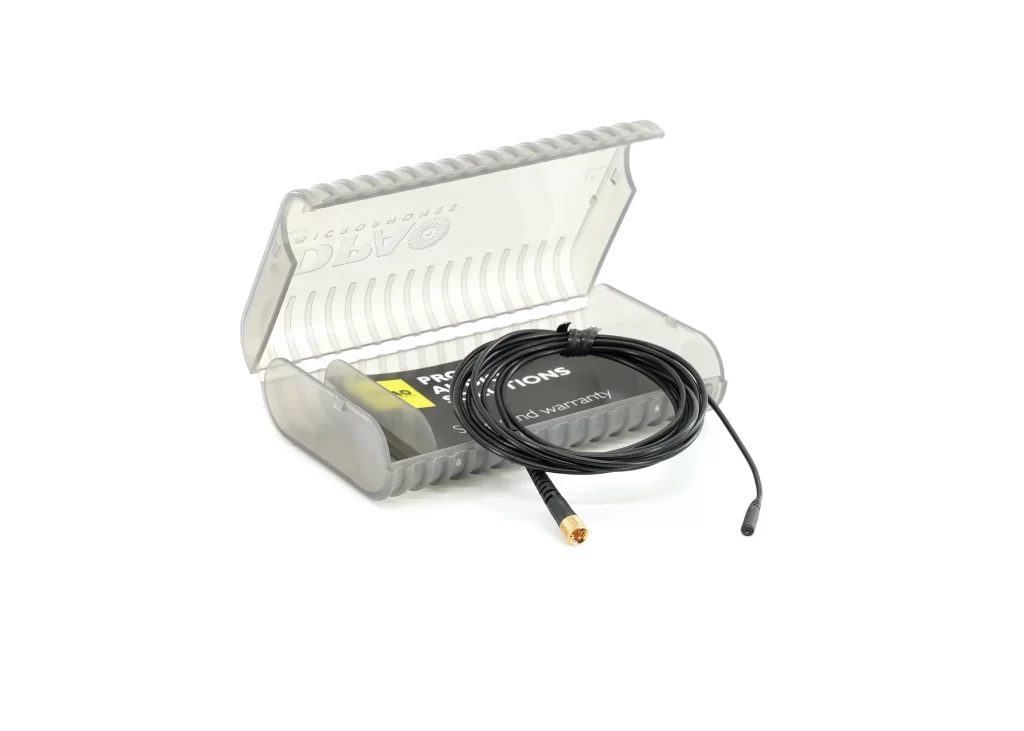 DPA lavalier 6060 black in packaging