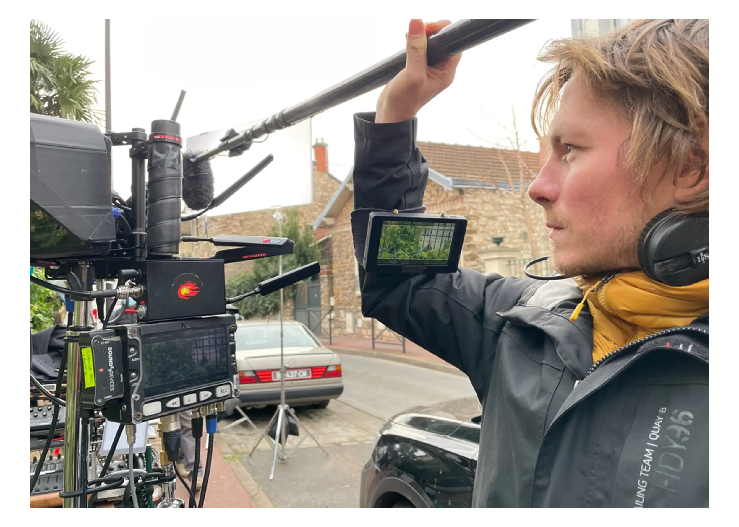 kit CHAUD SON on boom operator