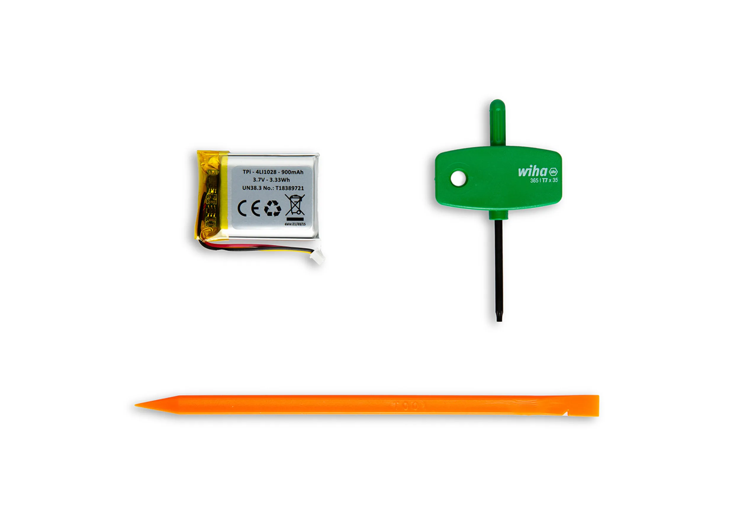 TENTACLE KIT REMPLACEMENT BATTERIE TRACK E R02