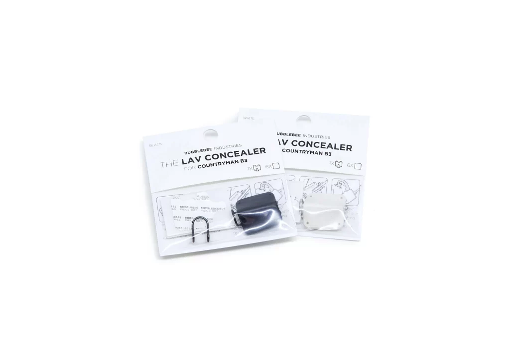 bubblebee industries lav concealer Lavalier COUNTRYMAN B3 in packaging