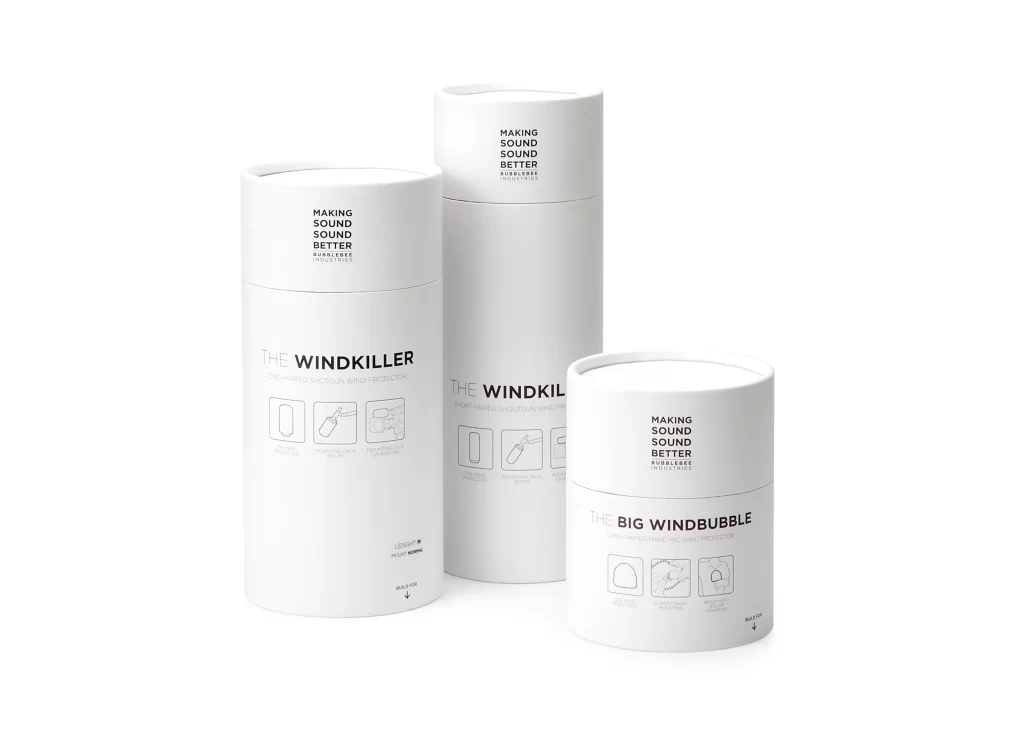 bubblebee industries windkiller range packaging
