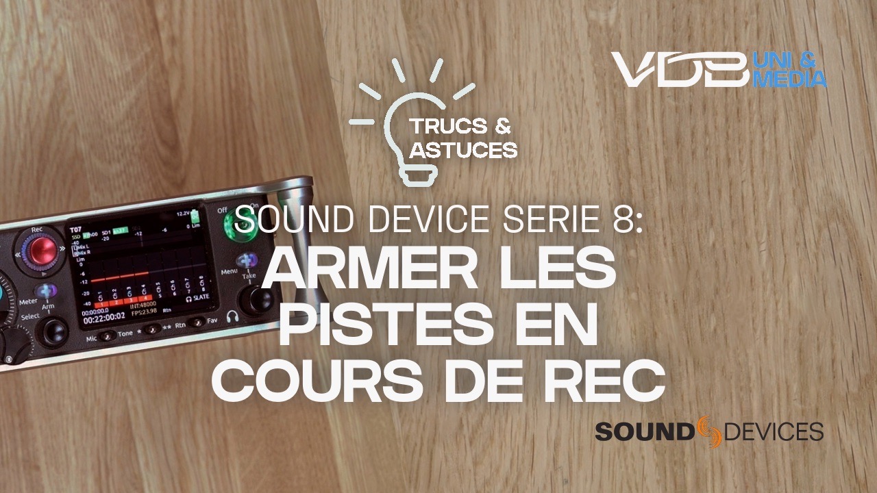 SD Serie 8 – Armer les pistes en cour de Rec