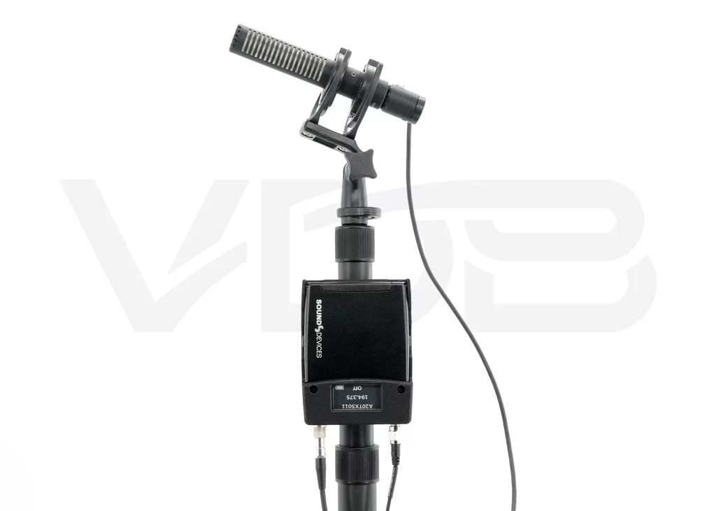 VDB A20 BOOM mounted on VDB boompole front
